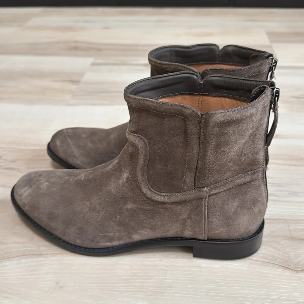 Johnston & Murphy Darby Back-Zip Bootie In Gray - Picture 3 of 9